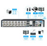 Комплект видеонаблюдения AHD 2Мп KIT-C212HD 12 камер для улицы