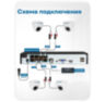 Комплект видеонаблюдения IP Nevview NVE-D504-POE / 5Мп / питание POE