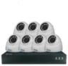 Комплект видеонаблюдения IP Ps-Link KIT-A207IP-POE-LCD / 2Мп / 7 камер / монитор