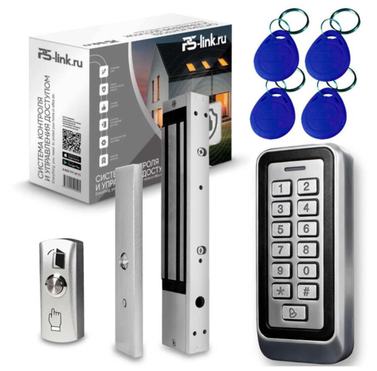 Система СКУД Ps-Link KIT-208C-280 / кодовая панель / RFID / замок 280