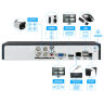 Комплект видеонаблюдения AHD 8Мп KIT-C808HD 8 камер для улицы
