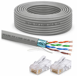 Кабель витая пара FTP4 cat.5E CCA 200 метров FTP-CCA200