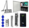 Система СКУД Ps-Link KIT-M010EM-180UPS с блоком резервного питания и доводчиком