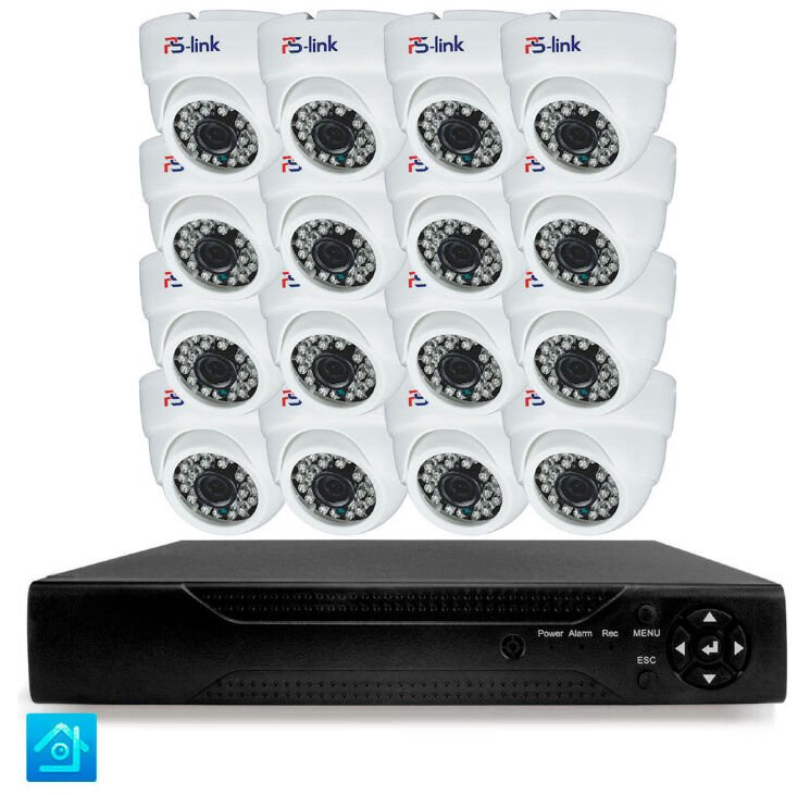 Комплект видеонаблюдения AHD 8Мп KIT-A816HD 16 камер для помещения, ночная съемка, датчик движения