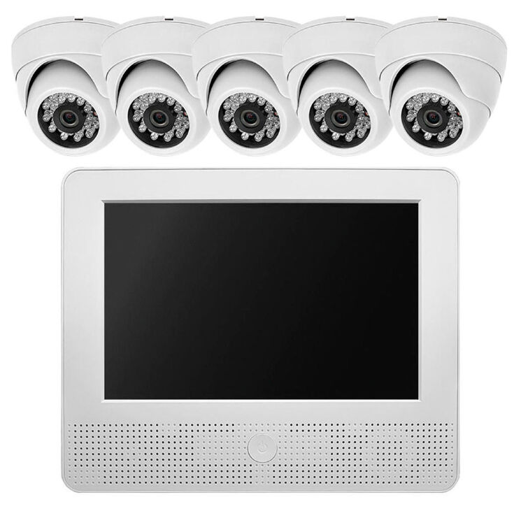 Комплект видеонаблюдения AHD 2Мп KIT-A9205HD 5 камер для помещения, регистратор с монитором
