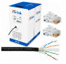 Кабель витая пара UTP4 cat.6 CU 90 метров UTP-CAT6-CU90-OUT уличный