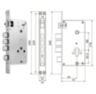 Дверной замок WIFI Ps-Link PS-Z13-TY-P с отпечатком пальца / экран / сенсорный