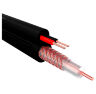 Кабель КВК KVK-CU-2075K-40 с набором коннекторов RG-59 + 2 x 0.75 мм. 40м.