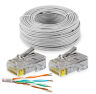 Кабель UTP4 cat.5E CU 100 метров UTP-CU100 с коннекторами RJ-45