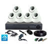 Комплект видеонаблюдения AHD 2Мп KIT-A206HD 6 камер для помещения