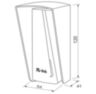 Козырёк для считывателя Ps-Link PS-P001EM/MF уличный, зеленый